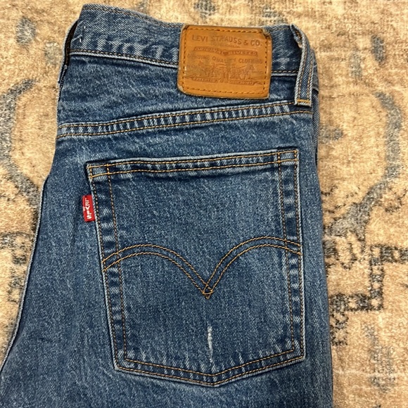 LEVIS | Wedgie Fit Straight Leg Denim Jeans Size 29 - Picture 4 of 4